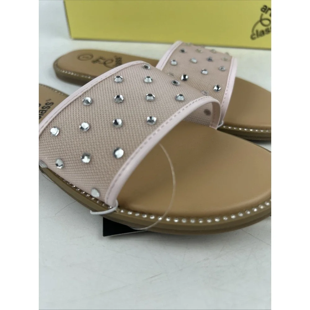 Art Class Girls Heather Sandals Size‎ 1 NEW NWT And Box